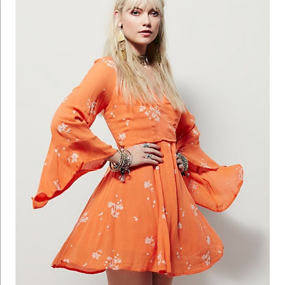 Free people jasmine embroidered dress